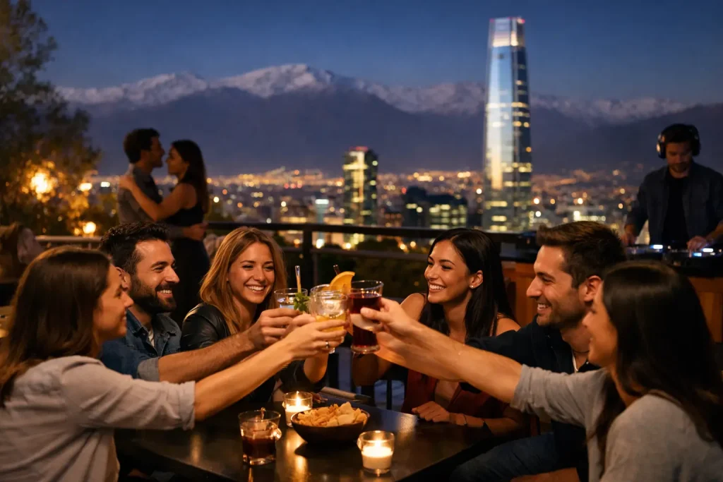 Mejores planes nocturnos para grupos en Santiago