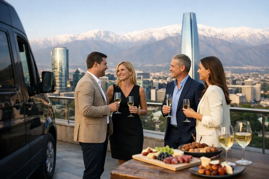Cómo organizar una salida grupal premium en Santiago